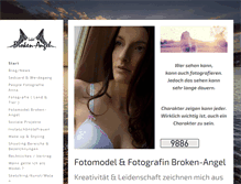 Tablet Screenshot of broken-angel.com